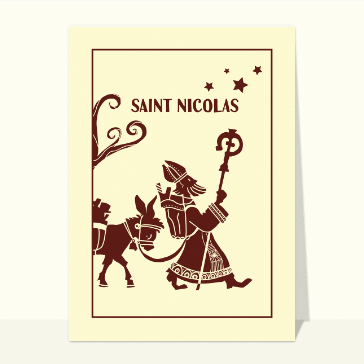 carte saint nicolas : Tableau de Saint Nicolas