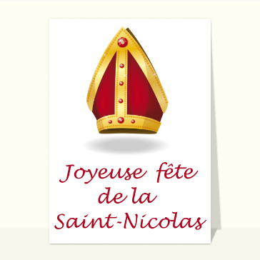 carte saint nicolas : Joyeuse saint nicolas