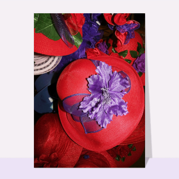 Sainte Catherine : Chapeau rouge sainte Catherine