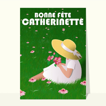 Catherinette et ses pâquerettes