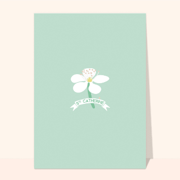 Sainte Catherine : La fleur blanche de Ste Catherine