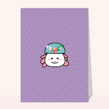 Personnage mignon de la Sainte Catherine