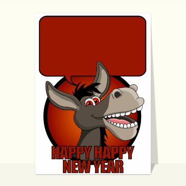 L'ane happy happy new year