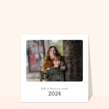 Polaroide Belle et Heureuse année 2024