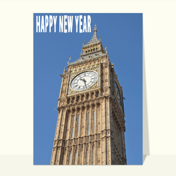 Happy New Year avec Big Ben