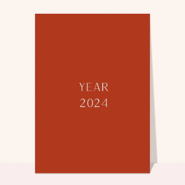 Carte bonne année 2023 en plusieurs langues : Just a new year