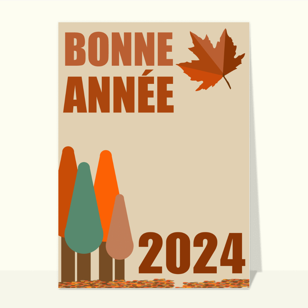 Carte Bonne Année 2024 Dans Un Paysage De Montagne : Envoyer une vraie  Carte De Voeux 2024 dès 0,99€ - Merci Facteur