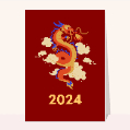 Cartes nouvel an chinois 2023 pour votre texte