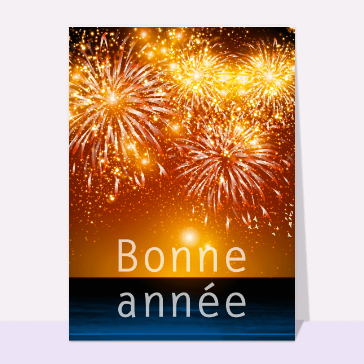 Feu d'artifice sur la mer