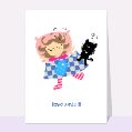 cartes de voeux 2023 chats mignons pour votre texte