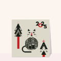 cartes de voeux 2023 chats mignons pour votre texte