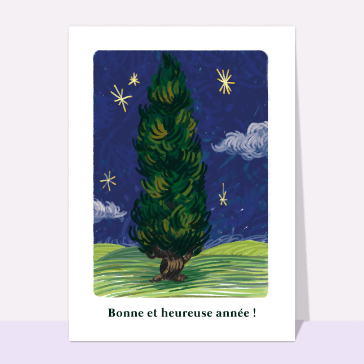 Sapin bonne et heureuse année