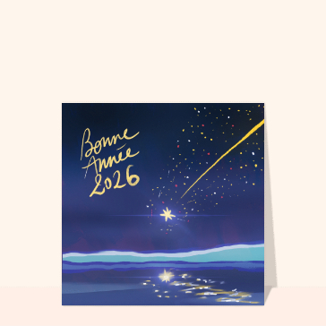 Étoiles filantes illuminent l`année 2026