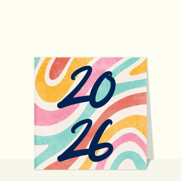 Joyeux anniversaire en couleurs vibrantes