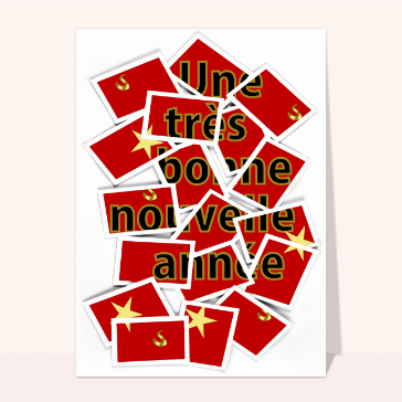 Très bonne nouvelle année 2023 en polaroïdes