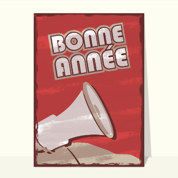 bonne année 2023 au mégaphone