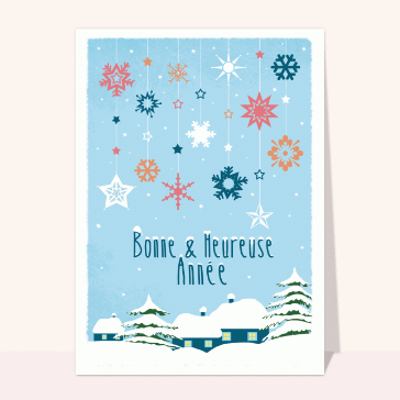 Bonne et heureuse année étoilée
