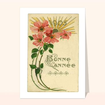 Une bonne année 2023 en 1905