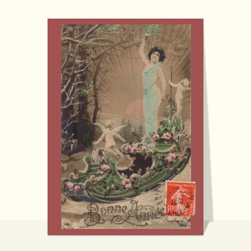 bonne année 2023 carte ancienne