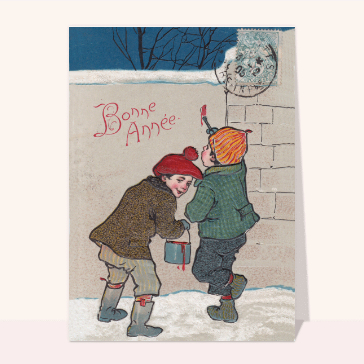 bonne année 2023 sur un mur