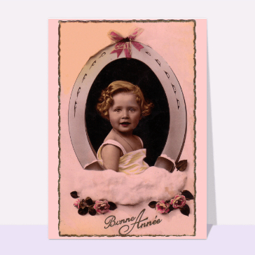 bonne année 2023 petite fille