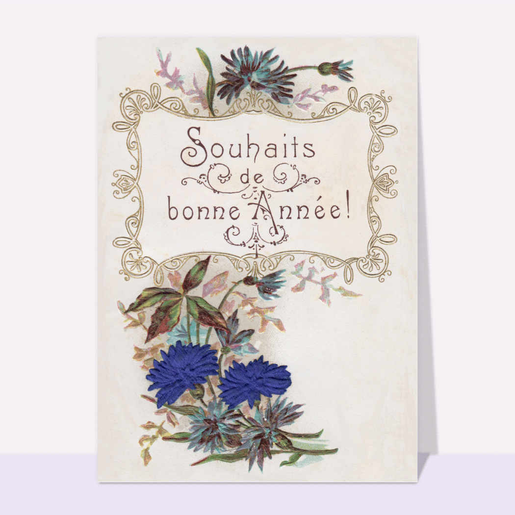 Carte Souhaits De Bonne Année 2023 : Envoyer une vraie Carte De Voeux