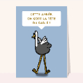 cartes de voeux 2023 animaux rigolos pour votre texte
