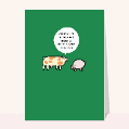cartes de voeux 2023 animaux rigolos pour votre texte