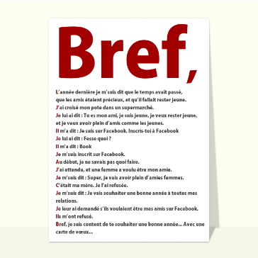 Bref, je te souhaite une bonne année 2023 