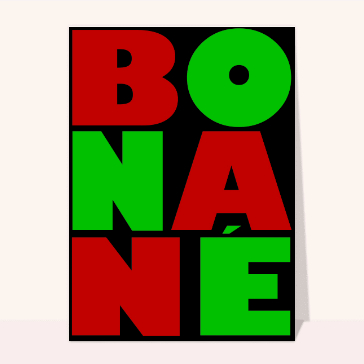 Carte de voeux humour 2023 : Bonané