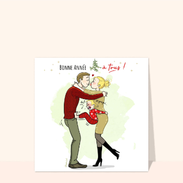 bonne année 2024 à tous en bande dessinée