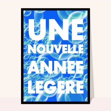Une nouvelle année 2023 légère