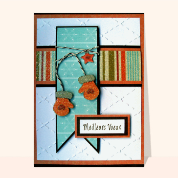 Carte de voeux originale pour 2023 : Les meilleurs voeux façon scrapbooking