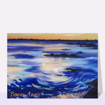 bonne année 2023 et tableau de la mer