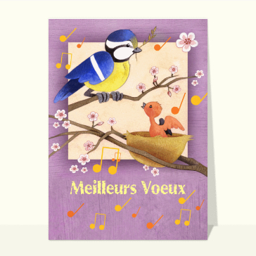 Meilleurs voeux et mesanges