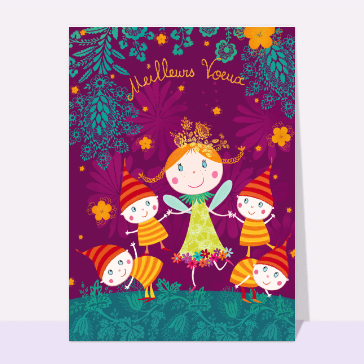 Meilleurs voeux des petites fées et lutins