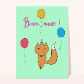 cartes de voeux 2024 enfants et mignonnes pour votre texte