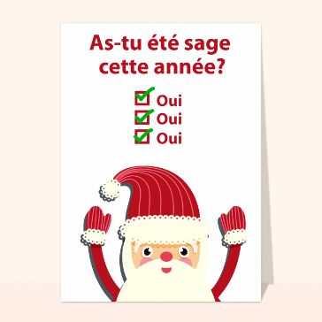 As-tu été sage cette année