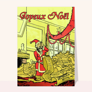 Longue liste du pere noel