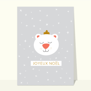 Joyeux Noël ours tendre