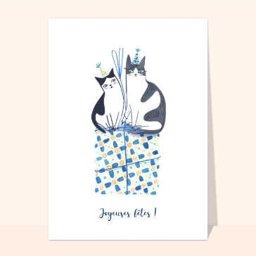 Noël : Joyeuses fêtes et petits chats