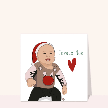 Petit garçon et son pull de Noël