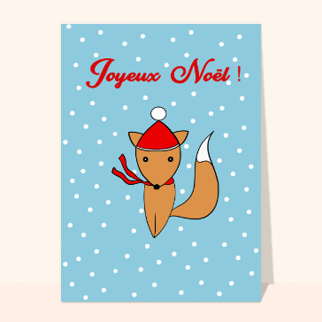 Petit renard de Noël