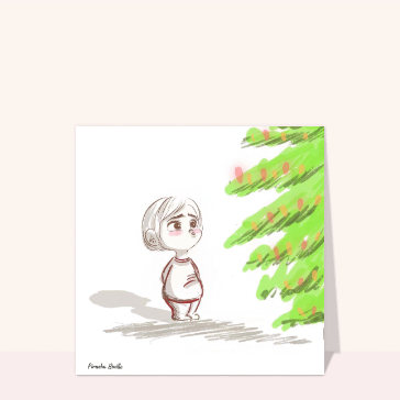 Carte La magie de Noël