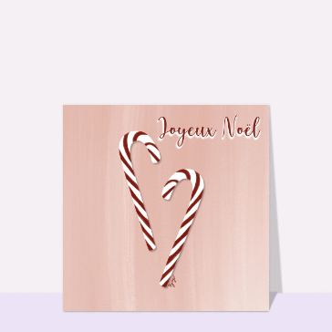 Carte Sucreries de Noël