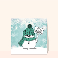 Cartes de Noël enfants pour votre texte