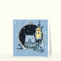 Cartes de Noël enfants pour votre texte