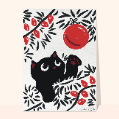 Cartes de Noël enfants pour votre texte