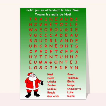 Petit jeu en attendant Noël