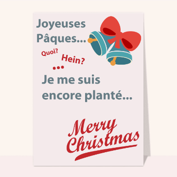 Joyeuses Pâques en décembre